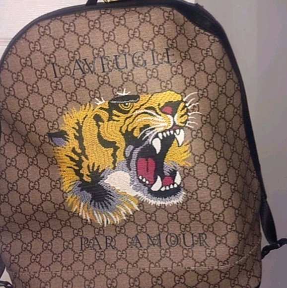Gucci L'AVEUGLE PAR AMOUR Backpack*Authentic* - Picture 1 of 1